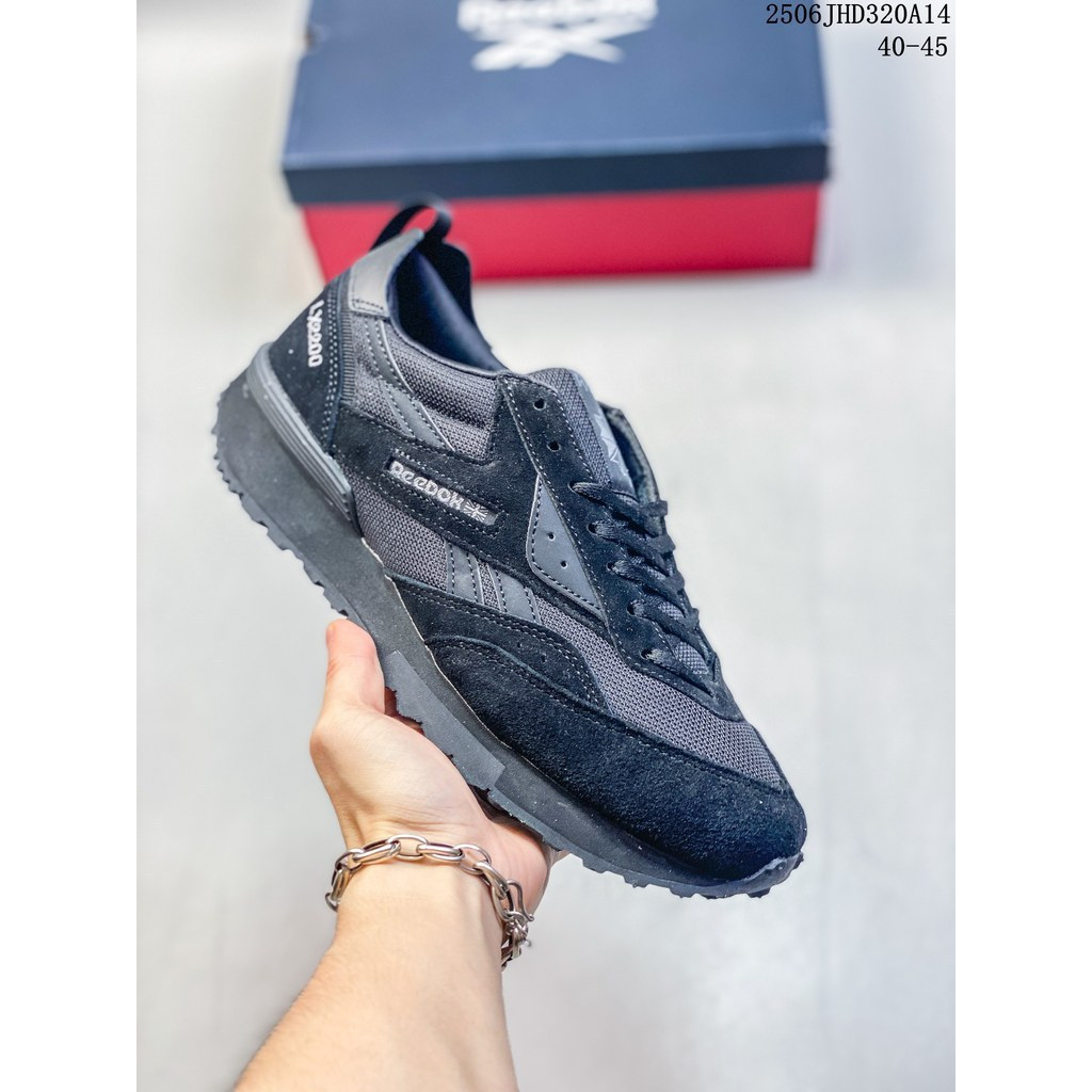 Reebok Reebok ผู้ชายผู้หญิงคู่ LX2200 อเมริกันย้อนยุคกีฬาลําลองจ๊อกกิ้งรองเท้าวิ่งน้ําหนักเบา QNPL