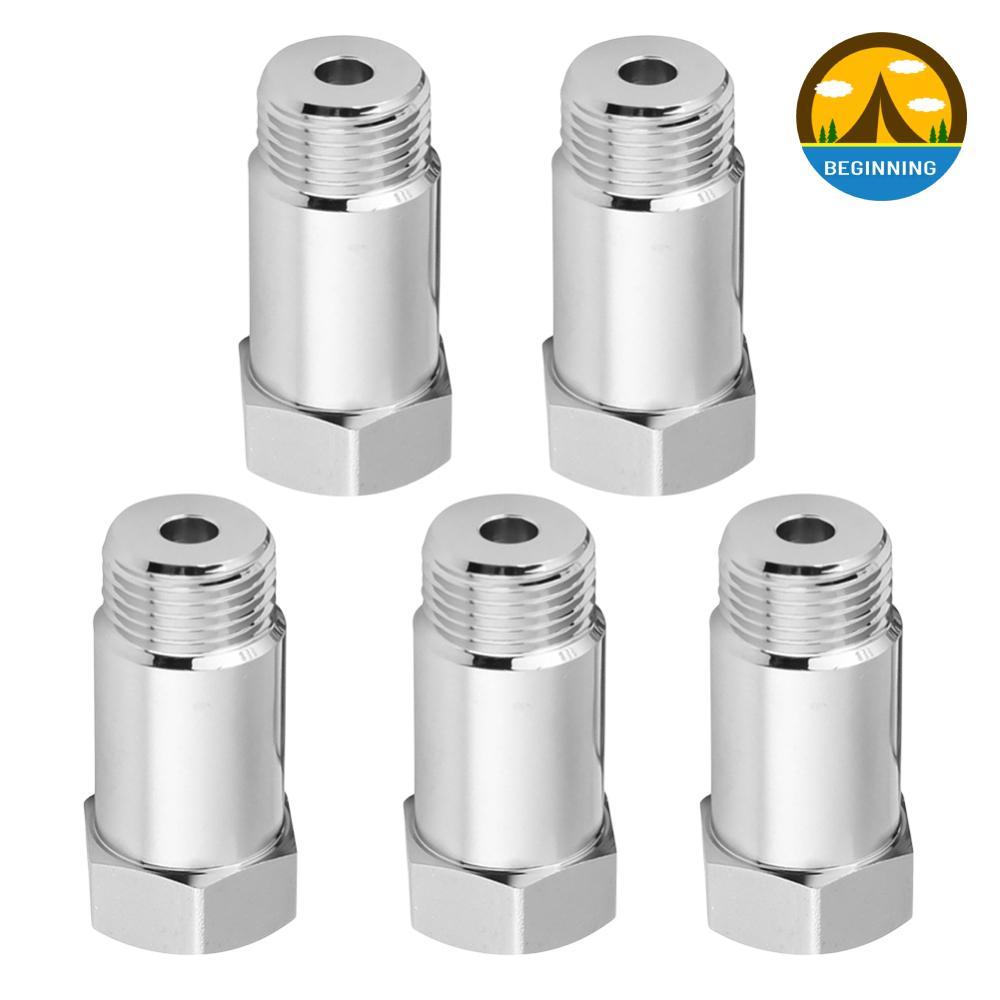 BE 5 ชิ้น O2 เซนเซอร์ Spacer O2 เซนเซอร์ Spacer Extender อะแดปเตอร์ Isolator 45 มม.M18*1.5 O2 เซ็นเซ