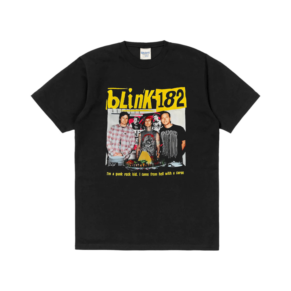 เสื้อยืด Rockermusic Band Blink 182 - Im Punk Rock Kid
