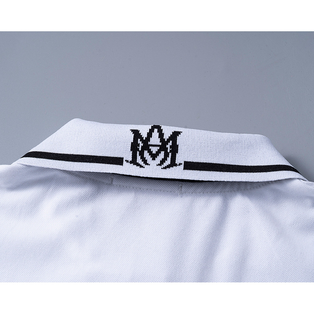 ใหม่ผู้ชายเสื้อโปโลแขนสั้นผ้าฝ้าย Casual Man Polos คลาสสิกลายสก๊อตรูปแบบเสื้อ H30100 - รูปที่ 7