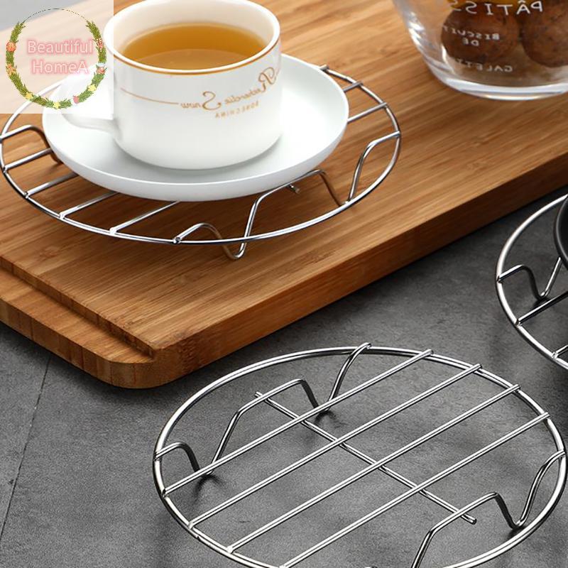 BHome Air Fryer อุปกรณ์เสริมสแตนเลสทําอาหารชั้นวางนึ่งสําหรับชั้นวางนึ่ง TH