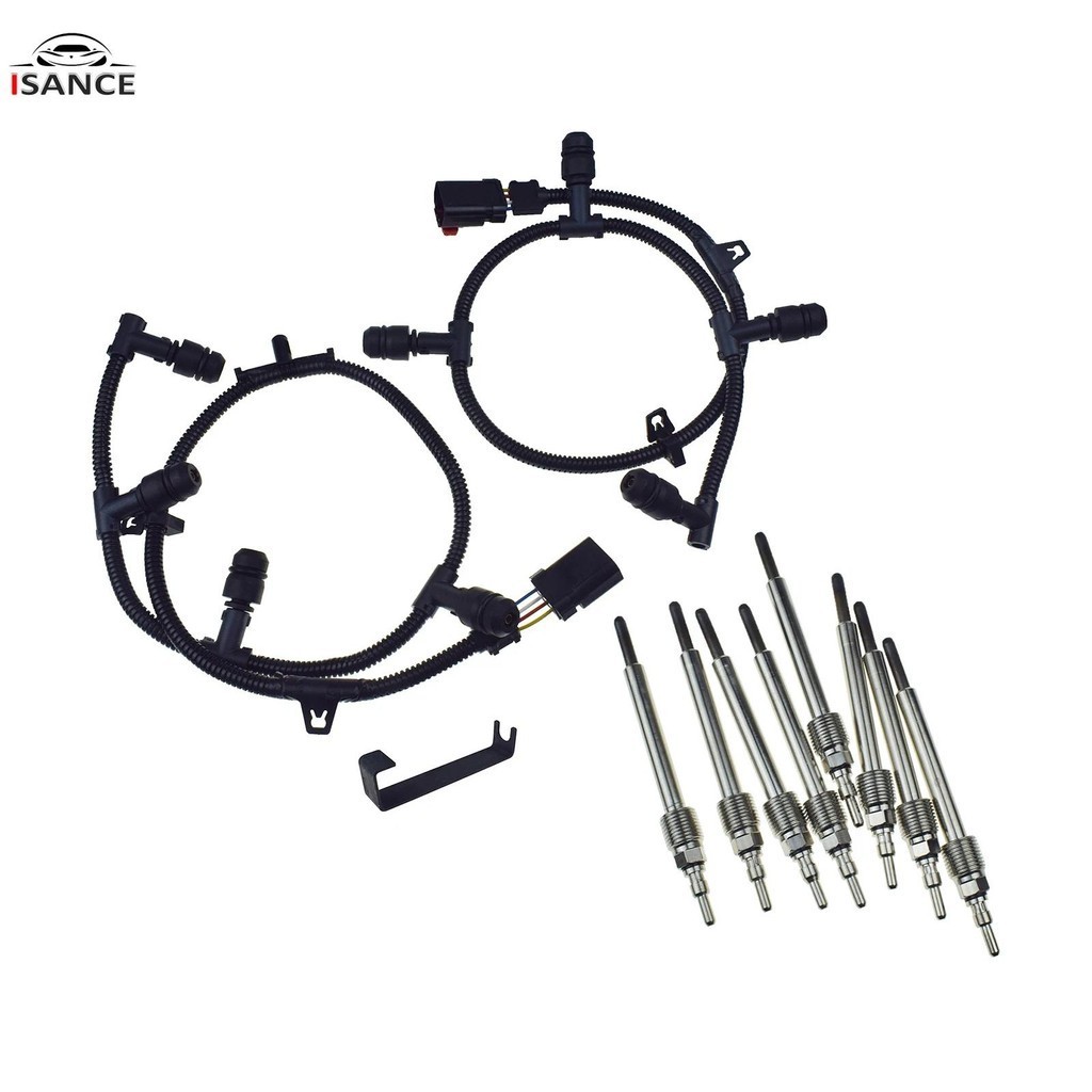 ใหม่ 8 ชิ้น ZD-13 เรืองแสงปลั๊ก/สายรัดสําหรับ 2005-2007 Ford 6.0 6.0L Powerสโตรก ZD13 4C2Z12A690AB Y