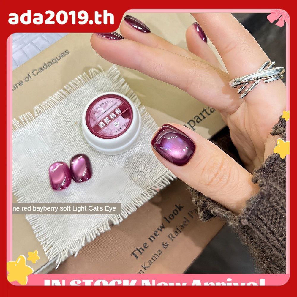 แม่เหล็กแมวกาวตาหลากสีการใช้กาวตาแมวสําหรับร้านทําเล็บความงามและการดูแลส่วนบุคคลปรับแม่เหล็กผงเล็บกาวในขวดแฟลช