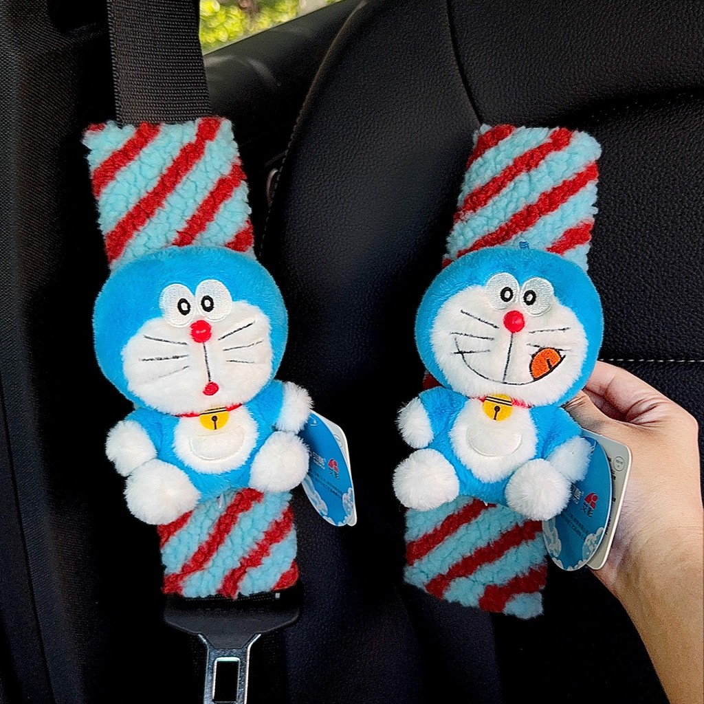 Cartoon Doraemon Safety Belt Cover Car Safety Belt Protective Cover Creative Versatile Safety Belt S