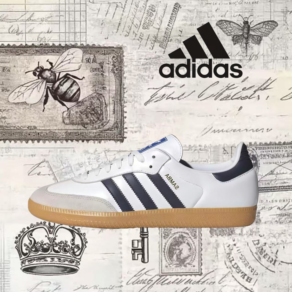 🎉（ของแท้ 100 %）adidas originals Samba OG gazelle spezial IF3814 สีขาว