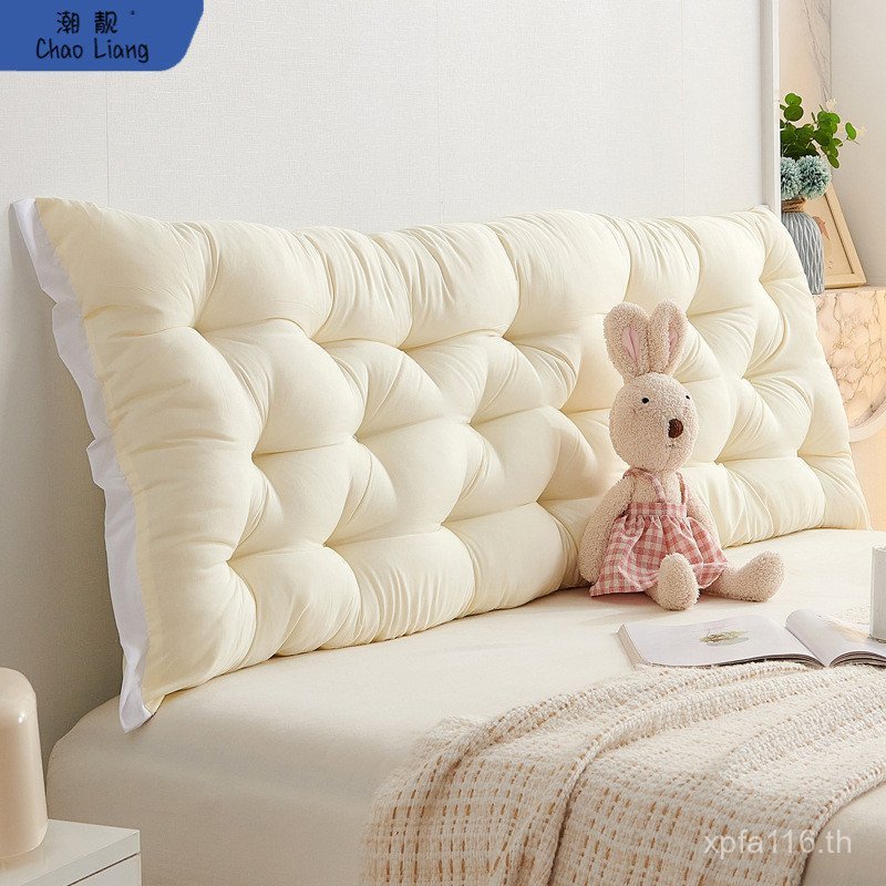 เบาะโซฟา Influencer เตียง ins สไตล์เอวสนับสนุนกระเป๋านุ่มเบาะคู่ข้างเตียงหมอนขนาดใหญ่จัดส่งฟรี Anti-