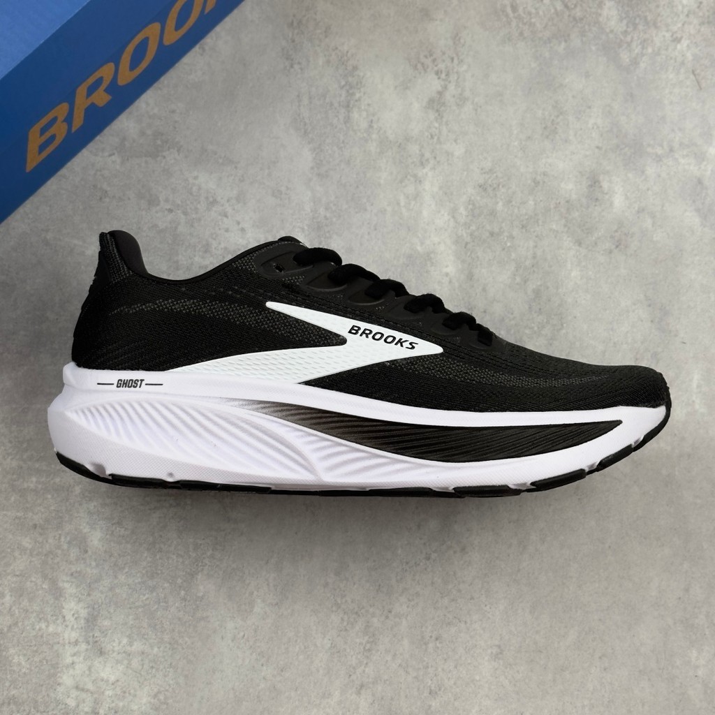 Brooks Ghost 17 รองเท้าวิ่งตาข่ายระบายอากาศทนต่อการสึกหรอพื้นรองเท้ายางกันลื่น DNA LOFT V2 โฟมกันกระ