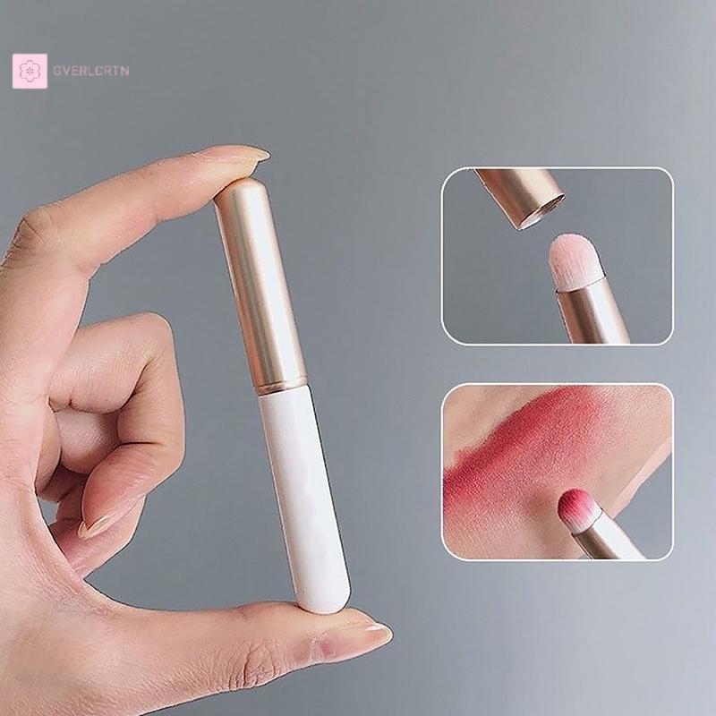 GVERLCRTN 1Pc Mini Fingertip Lipstick Blending แปรงแต่งหน้า Precision คอนซีลเลอร์ Make up แปรงโดมขนา