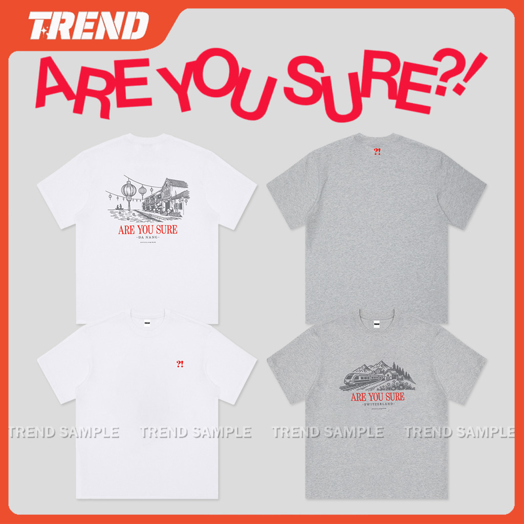 2025 BANGTAN JUNGKOOK JIMIN "Are You Sure?! Season2" Merch ผ้าฝ้ายเสื้อยืด Unisex Plus ขนาด Vintage 