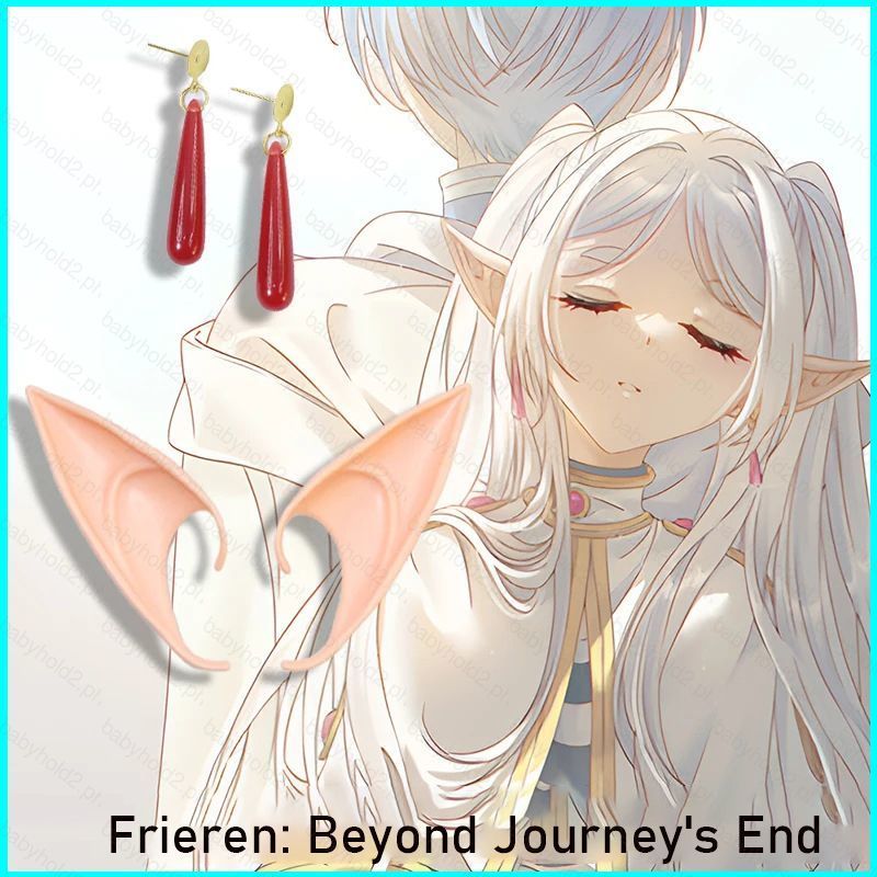 ต่างหู Frieren Beyond Journeys End แบบหนีบหู สำหรับ cosplay นางฟ้า