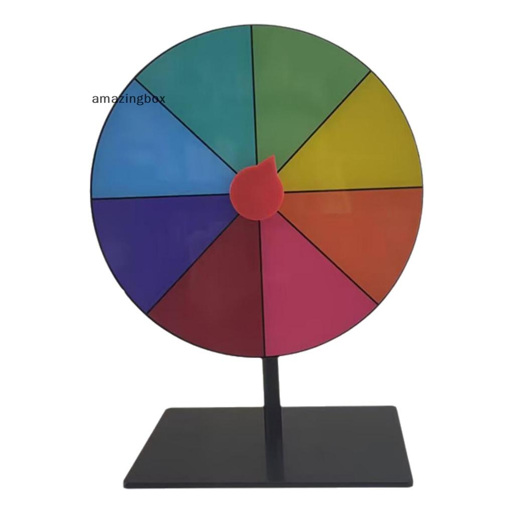 ABTH 1 ชุดสี Roulette ล้อโต๊ะรางวัลล้อแห้งลบ Spin Wheel Spinner เกม Heavy Duty แก้ไข Spin Wheel Vary