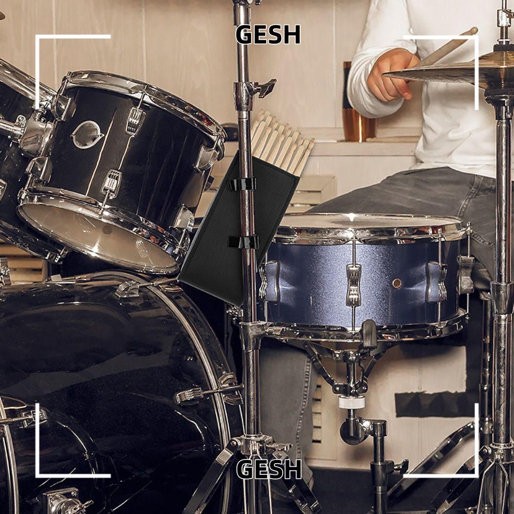 GESH Drum Sticks Bag, Quick Release Universal Drumstick Holder, กระเป๋าถือ Drumstick ปรับได้ทนทาน
