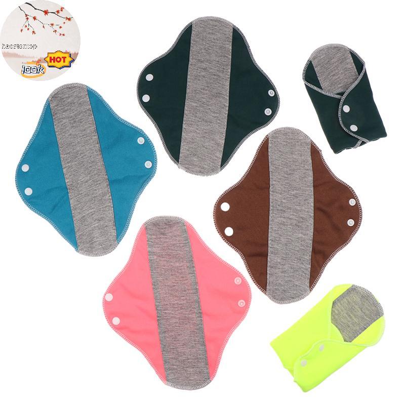 Haostontop แผ่นผ้าบางผ้าฝ้ายนุ่มล้างทําความสะอาดได้ Feminine Panty Liners ผ้าอนามัยผ้าเช็ดปากทุกวันน