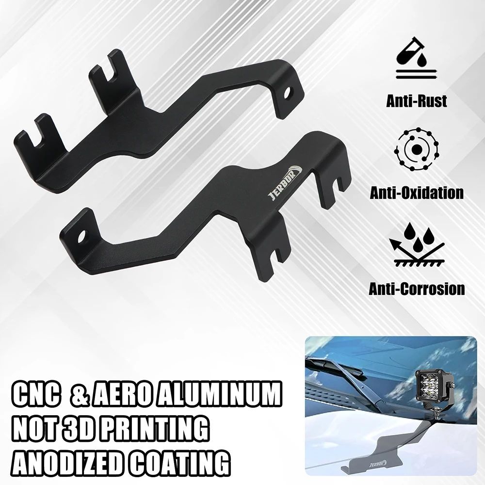 เครื่องดูดควันซ้ายขวาคอลัมน์ไฟ LED ทํางาน Pod ติดตั้งชุดยึดสําหรับ 2004-2014 Ford F150/F150 SVT