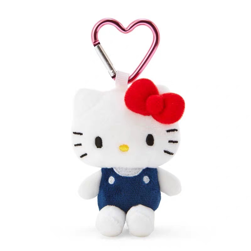 ญี่ปุ่น ของแท้ hellokitty Jisoo Hello Kitty Hello kt Cat Doll Doll Plush Bag Pendant Small Pendant