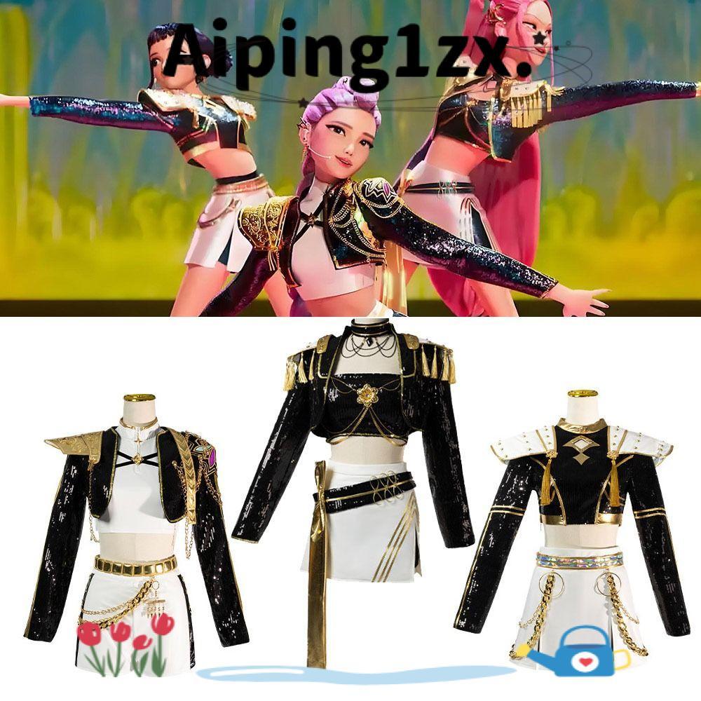 ชุดคอสเพลย์ NG1ZX Demon Hunter, Rumi จากวง K-pop, Mira ชุดแฟนซีสำหรับการแสดงตัวละครหญิง