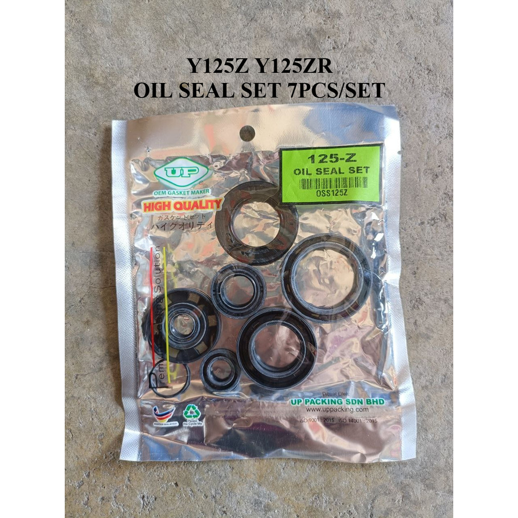 YAMAHA Y125Z Y125ZR 7 ชิ้น/เซ็ตซีลน้ํามันชุดที่สมบูรณ์ซีลน้ํามัน 1 ชุด UP Y125 Z ZR 125Z 125ZR