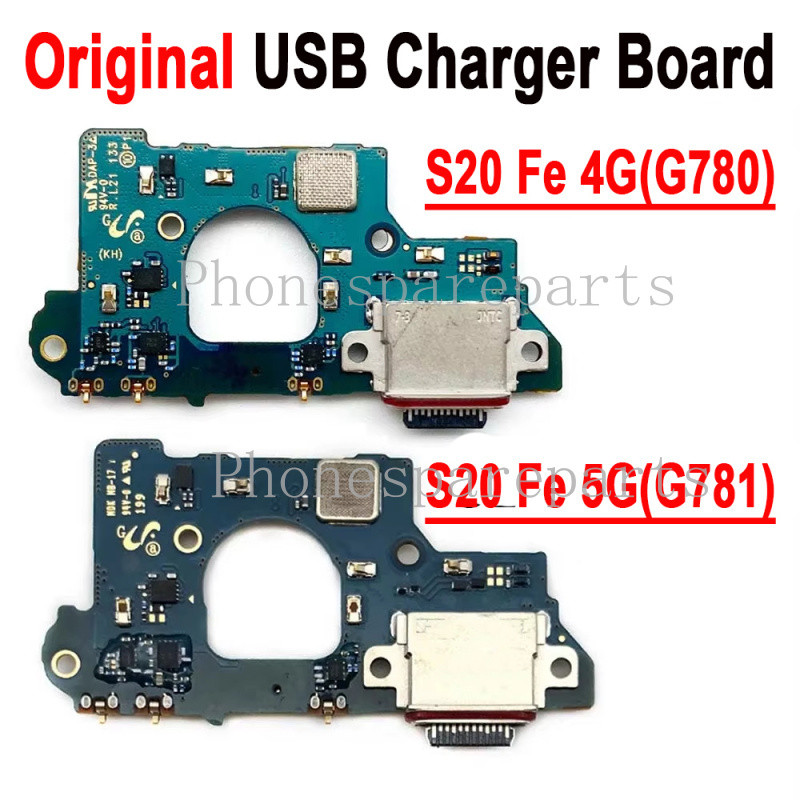 USB ชาร์จพอร์ต Flex Cable Connector สําหรับ Samsung S20 Fe 4G 5G G780 G780F G781 G781B ไมโครโฟน