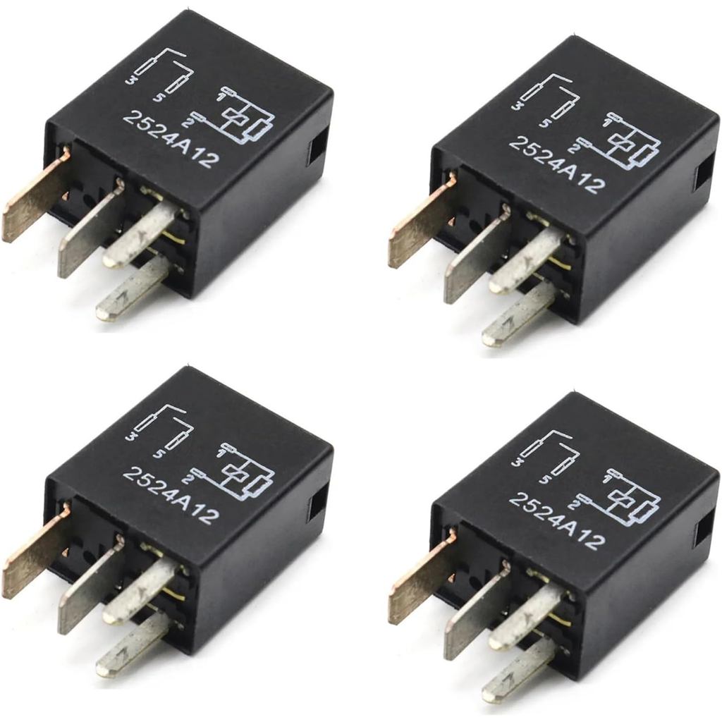 8T2T14B192AA 8T2T-14B192-AA 4 pcs 4 pin รีเลย์อเนกประสงค์เข้ากันได้กับ Ford เข้ากันได้กับ F-150 ใช้ง