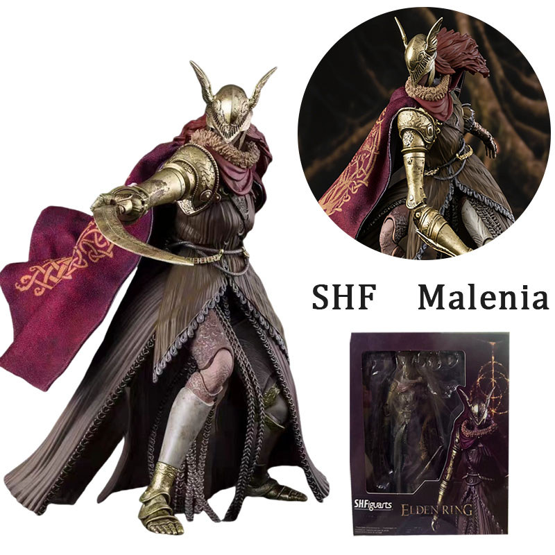 Elden แหวน SHF Malenia Movable Joint Action Figure Valkyrie ของเล่นเครื่องประดับ