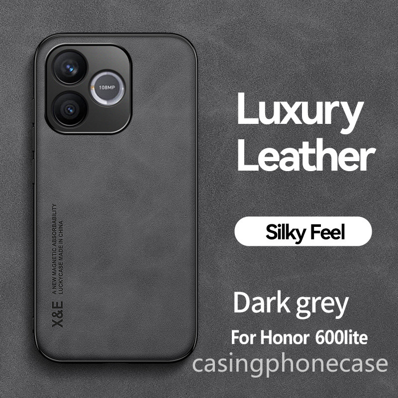 เคสโทรศัพท์สําหรับ Honor 600 Pro Lite 600Pro 600Lite 4G 5G 2026 ปลอกหนังหรูหรา Silky Feel กันกระแทกป้องกันเต็มรูปแบบป้องกันฝุ่น Anti Fall Drop ฝาหลังเคสโทรศัพท์