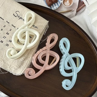 แฟชั่นดนตรี Note Shape Big Grips คลิป Hairpin Headwear อุปกรณ์เสริม