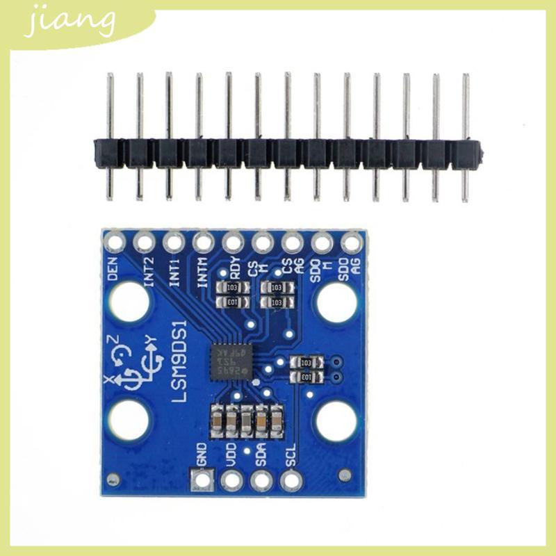 JN LSM9DS1 9 เพลา Gyroscope Sensory โมดูลยืดหยุ่นอิเล็กทรอนิกส์ Accelerometer
