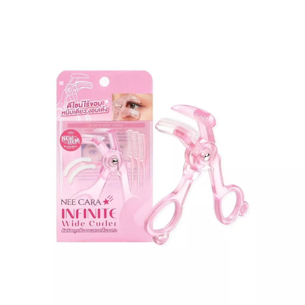 ♦️ของแท้·ส่งด่วน·ถูก♦️Nee Cara Infinite Wide Curler #N438 นีคาร่า ที่ดัดขนตา x 1 ชิ้น dayse