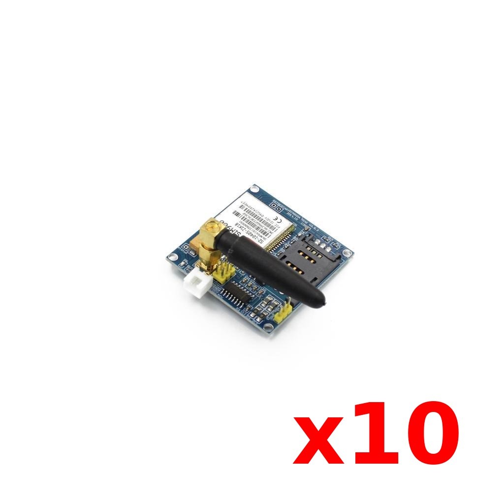 10 Sets – SIM900 SIM900a V4.0 ชุดบอร์ดส่งข้อมูลไร้สาย GSM GP