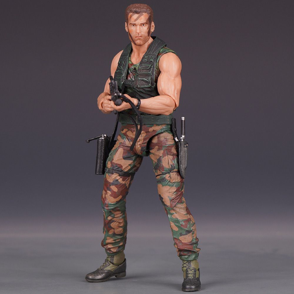 AC Factory neca Predator Governor Arnold Dach Schwarzinger โคลนสูบบุหรี่รูป Collectors Edition ครบรอบ 30 ปี