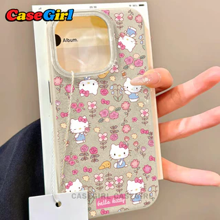 [✅แนะนำ] OPPO Reno 15F 5F 13F 12F 15 13 14 8T 15 13 14 12 11 5 10 12 5 5z 6 14F Pro เคส Hello Kitty ลายดอกไม้คุณภาพสูง