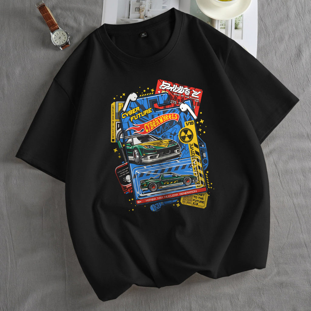 เสื้อยืด Cool Distro พิมพ์ลาย Hot Wheels Honda NSX