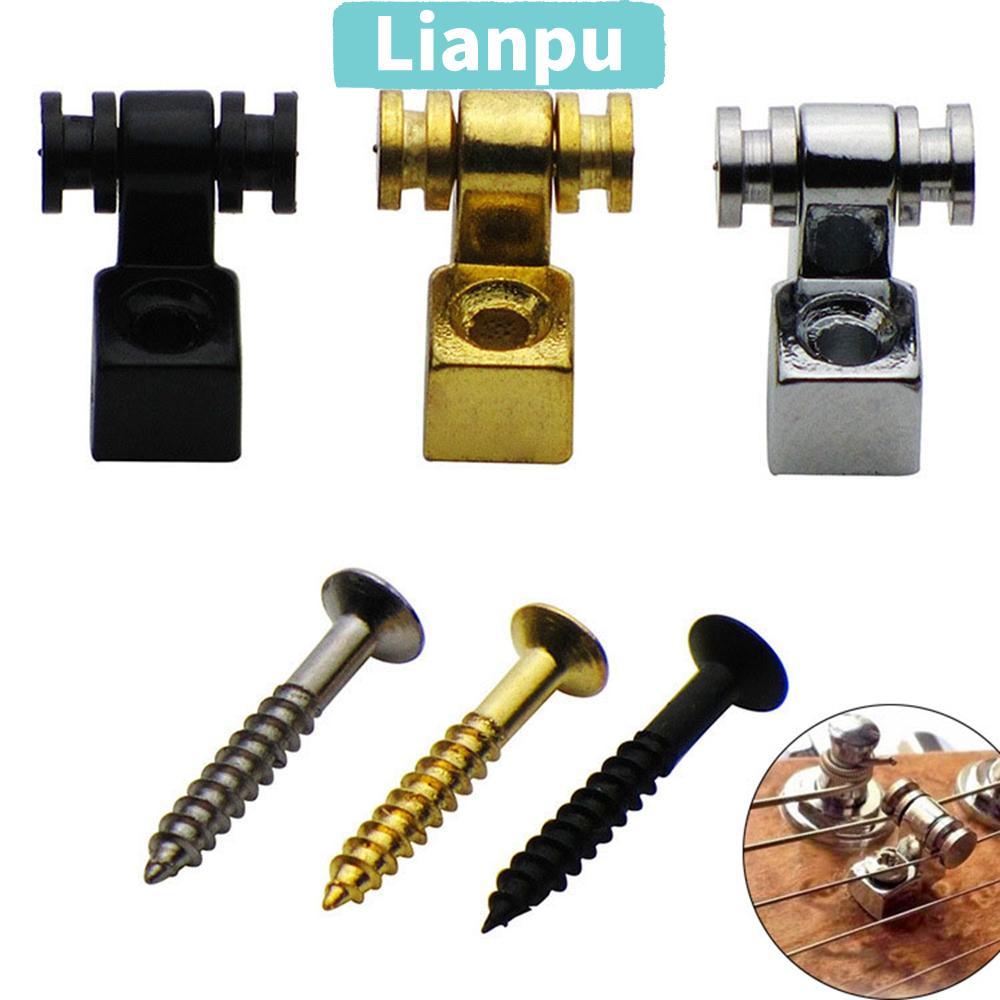 LIANPU Roller String Trees 1.3 ซม.ติดตั้งกีตาร์อุปกรณ์เสริมชิ้นส่วนกีตาร์ไฟฟ้า