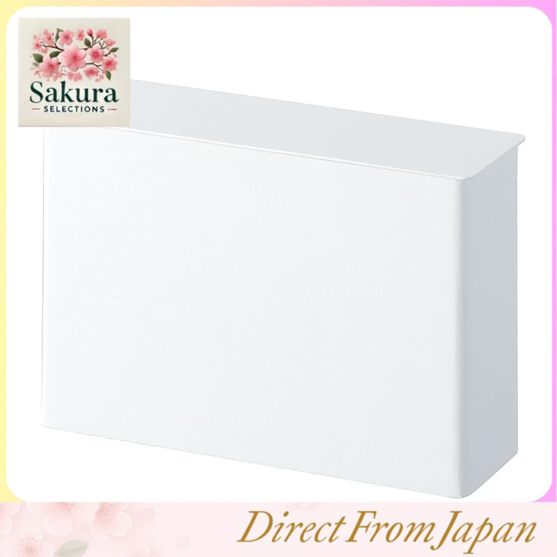 Yamazaki Jitsugyo Dust Guard with Lid Coffee Filter Case Coffee Paper Filter Case Tower White 3817
