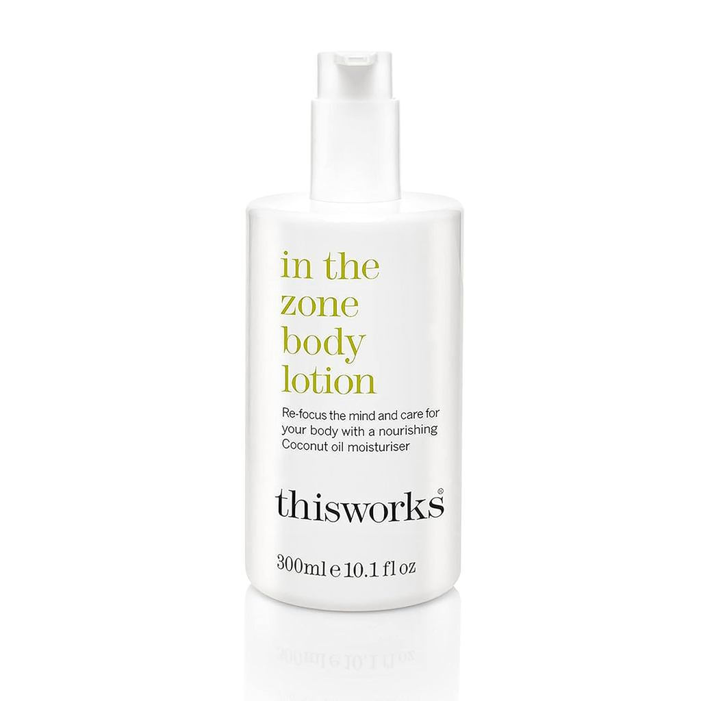 THISWORKS In The Zone Body Lotion, Natural Therapeutic Lotion, 300ml, 10.1 fl. ออนซ์ X0I2