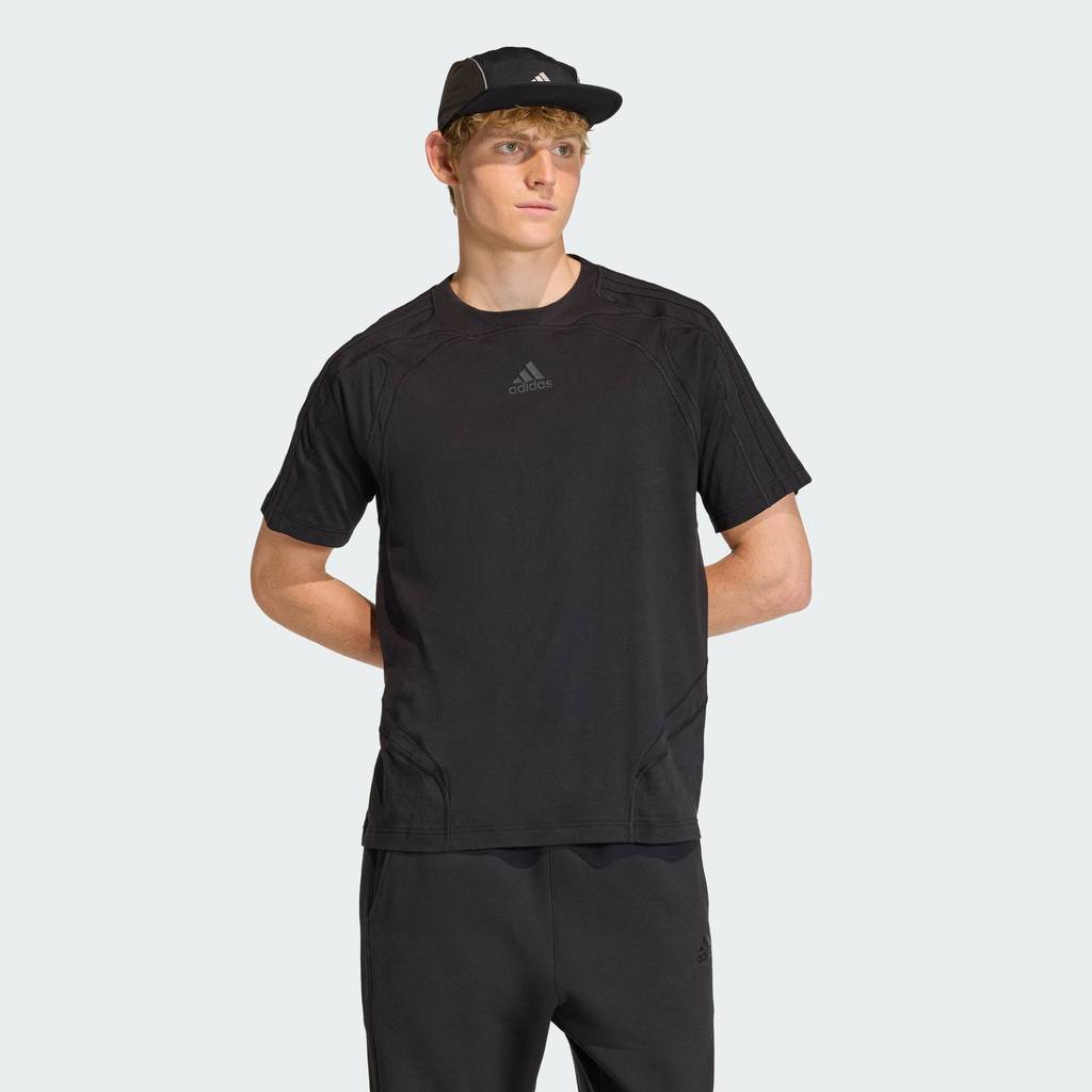 adidas Lifestyle CUTLINE REGULAR TEE Men Black KE0713