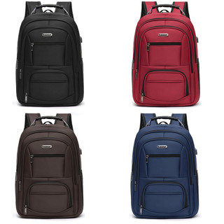 Mochila Masculina Executiva Impermeável para Notebook 15.6" com Porta USB – Grande Capacidade, Ideal para Trabalho, Facu