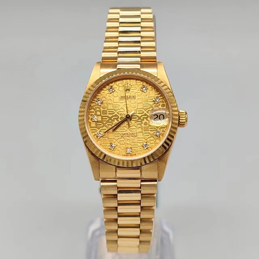 Rolex Rolex 68278/31mm/เครื่องจักรอัตโนมัติ/หยาบเพชร/แฟชั่นนาฬิกาเดี่ยว