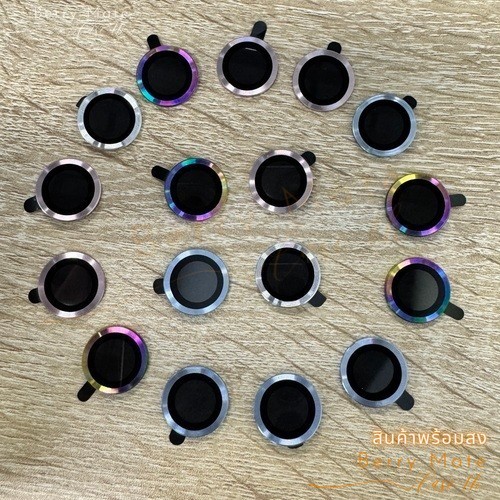 ฟิล์มเลนส์กล้อง หลายสี ฟิล์มกระจก ป้องกันโทรศัพท์ สำหรับไอโฟนทุกรุ่น for iPhone17 16 Pro 15 14 Plus 11 Pro Max 12 13mini