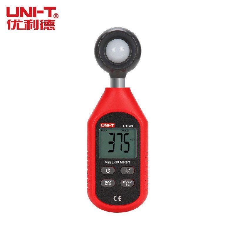 เครื่องวัดความสว่างขนาดเล็ก199999LUX ULUX UT383 Measurable Optoelectronics UNI-T Sensing/Shimmer N68