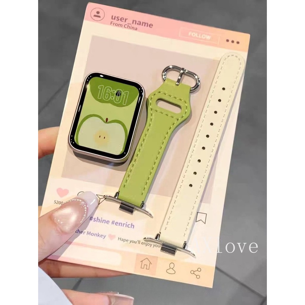 สายหนังใหม่สําหรับ Xiaomi Mi Band 10pro 9Pro 8Pro สร้อยข้อมือสายรัดข้อมือสําหรับ Redmi Watch 6 5 4 อุปกรณ์เสริมสายนาฬิกา