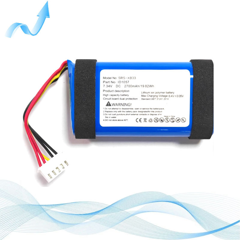 เหมาะสําหรับแบตเตอรี่ลําโพง Sony SRS-XB33 XB32 XB31 sp903867- แบตเตอรี่ 2s1p ST-06S