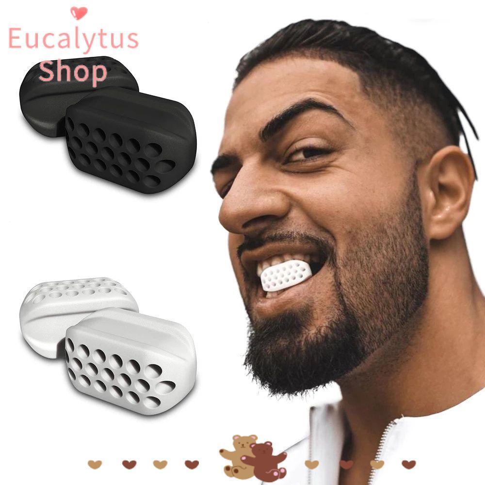 EUCALYTUSS Jawzrsize Trainer Chin Cheek Lifting Slimmin Face เครื่องมือคอ Face Toning Jawliner กล้าม