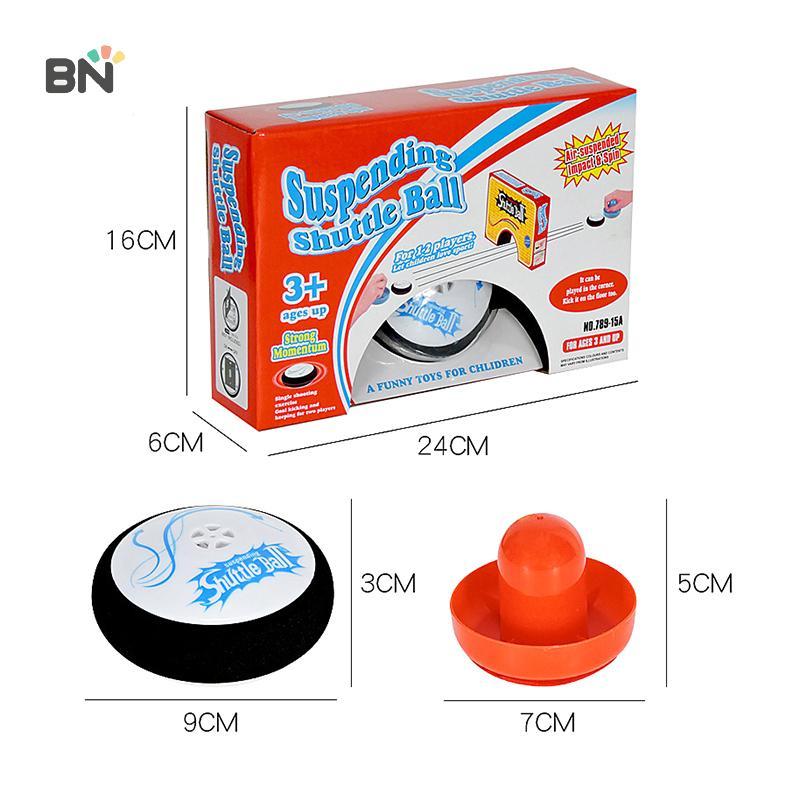 [BN] โต๊ะฮอกกี้ Hover Puck สําหรับเด็ก Air Hockey Hover Puck มินิไฟฟ้าลอยฮอกกี้ 2 สีแดง Air Hockey P