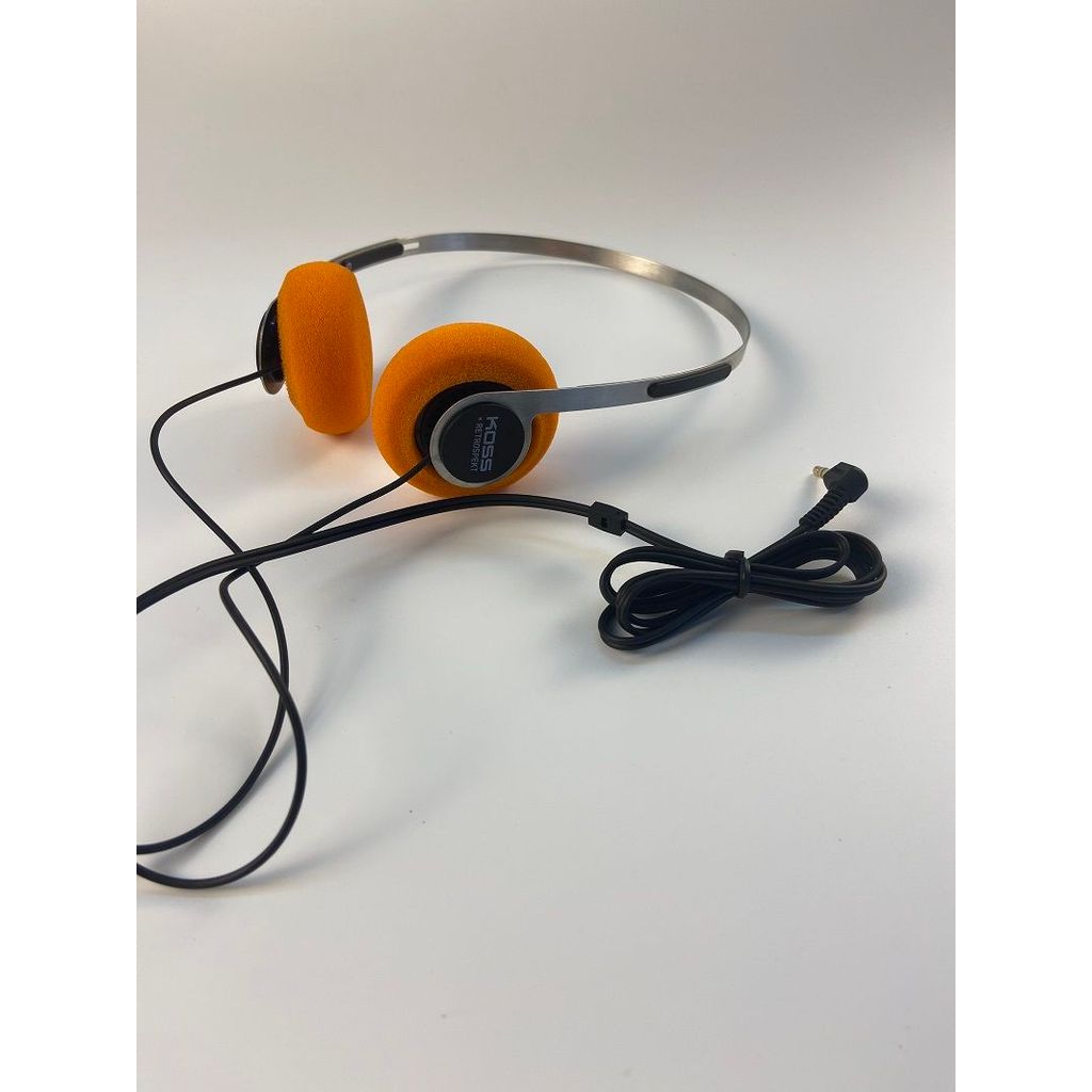 Hjh Gauss หูฟัง Koss KPH40 Retrospekt ชุดหูฟังแบบมีสาย Retractable เหล็กบาร์หูฟังซับวูฟเฟอร์