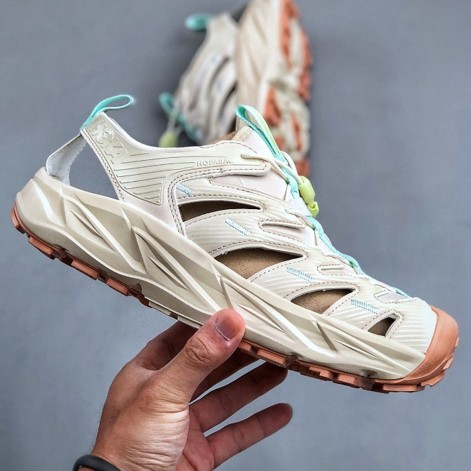 Hoka Hopara 1 รองเท้าแตะผู้ชายและผู้หญิง Hoka Hopara 2 รองเท้าวิ่ง 1123112-OKT L027
