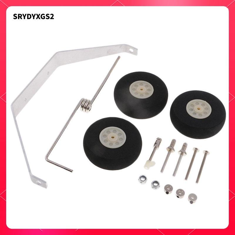 [Srydyxgs2] Taildragger Landing Gear พร้อมพวงมาลัยหางล้อสําหรับเครื่องบิน RC Cessna 182