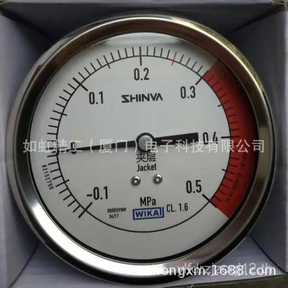 เยอรมนี WIKA WIKA เครื่องวัดความดัน EN837-1 เครื่องวัดความดันที่ทนต่อแรงกระแทกเครื่องวัดไฮดรอลิก