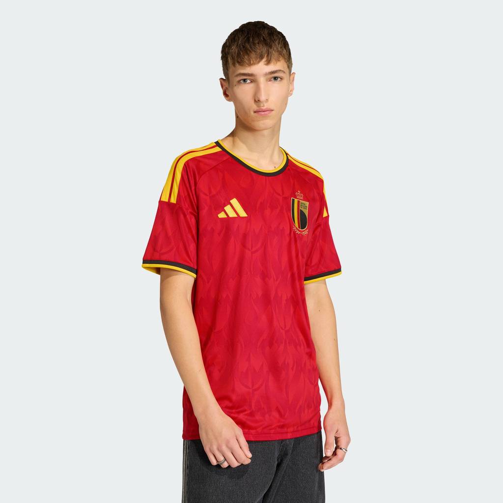 adidas Football Belgium 26 Home Jersey Men Red JM8381