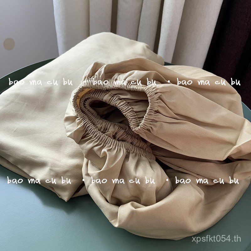 OF9Dpai 40 ชิ้นผ้าปูที่นอนเปลี่ยนสี/กะหล่ําปลีสีทึบผ้าฝ้ายข้อบกพร่องเล็กน้อย 150/ชุดที่นอนขนาดกลางขน